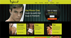 Desktop Screenshot of pridelinechat.com